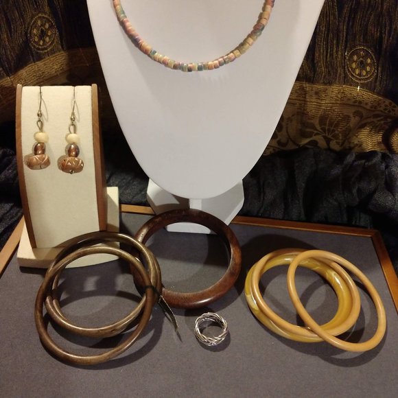 Mixed Jewelry Boho Lot with Sterling Silver Ring - Picture 5 of 9